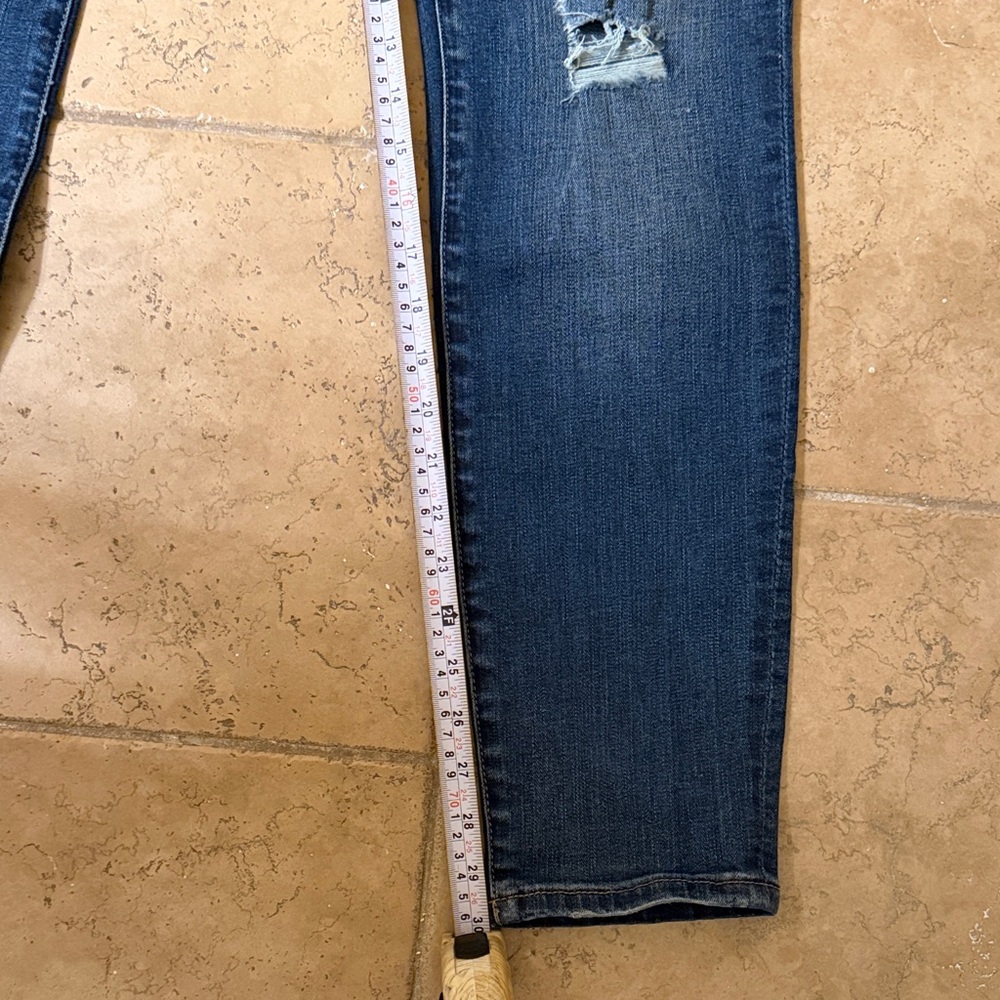 Kut from the Kloth Dark Wash MIA toothpick Skinny Jeans for Women size 14 - Picture 2 of 7